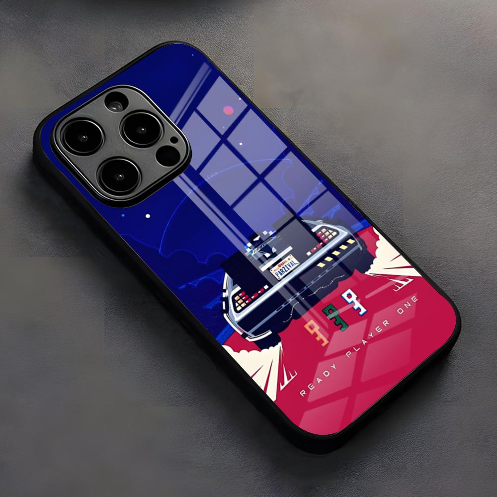 

Movie Back To The Future Phone Case For IPhone 17 Pro Max 16 15 14 Pro Max 13 11 X Xs Xr 8 7Plus GlassCover iPhone17