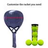 Factory Customization 3K 12K 18K Carbon Fiber High Quality EVA Padel Tennis Racket Paddle Carbon Padel Tennis Racquet