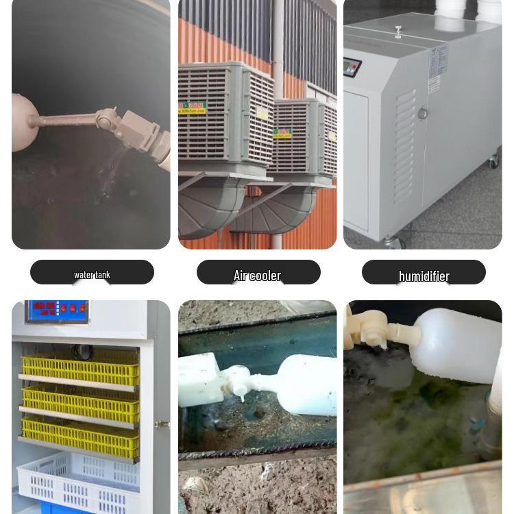 4-Point Float Valve Automatic Water Level Controller for Coolers, Incubators, Humidifiers, and Tanks