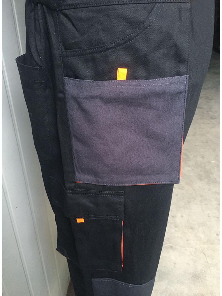 Japanese Fashion Unisex Pure Cotton Multi-Pocket Overalls with Custom Printing