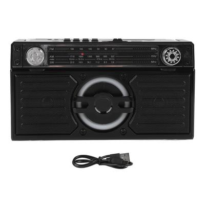 Přenosné rádio Bluetooth reproduktor Multifunkční dobíjecí vícepásmové FM AM SW rádio pro cestování