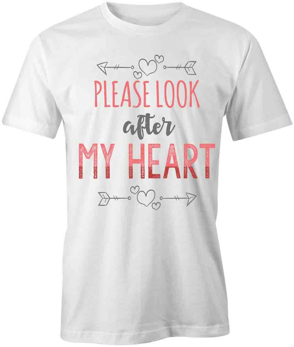 Please Look After TShirt Tee Printed Graphic T-Shirt Gift CLOTHES HEART S1WCA781 XXXXL