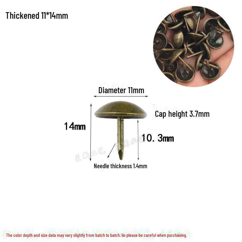 Antike Eisenblase Dekorative Rundkopf Sofanägel für DIY Möbel und Weich-/Hartverpackungen