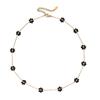 ZMZY Simple Pink Crystal Flowers Choker Necklace Statement Accessories Fashion Women Rhinestone Collar Necklace Clavicle Jewelry