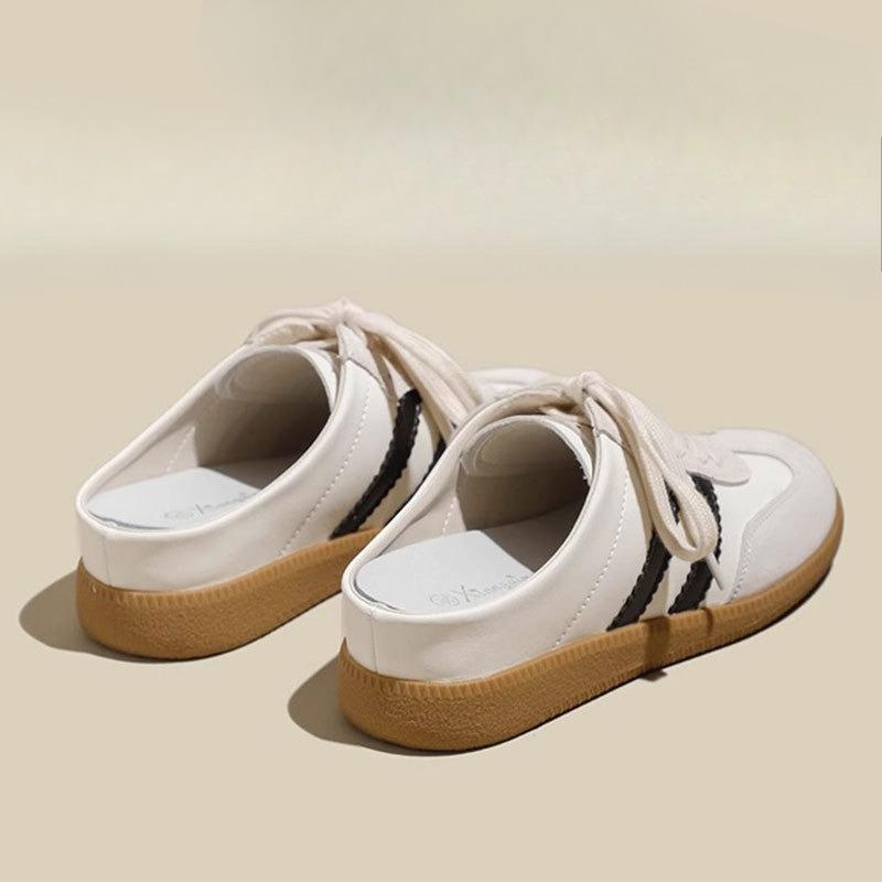 

New Style of Insole Height-increasing Women s Shoes, Dexun Shoes Flip-top Half-slipper Lazy Shoes 34 чорний