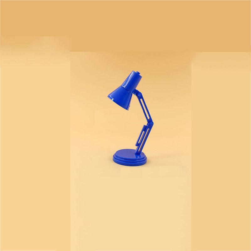 

Миниатюрные фигурки, мебель для кукольного домика 1/6 1/12, светодиодная настольная лампа, освещение, детские игрушки, подарки, аксессуары для кукол своими руками, украшения синий