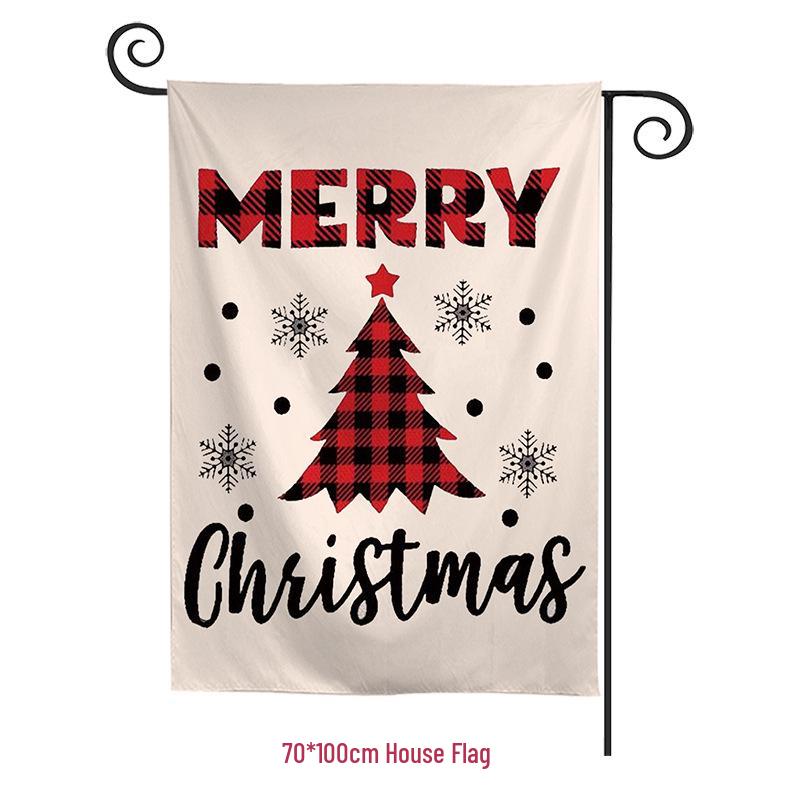 Christmas Garden Flag Banner: New Festive Hanging Design