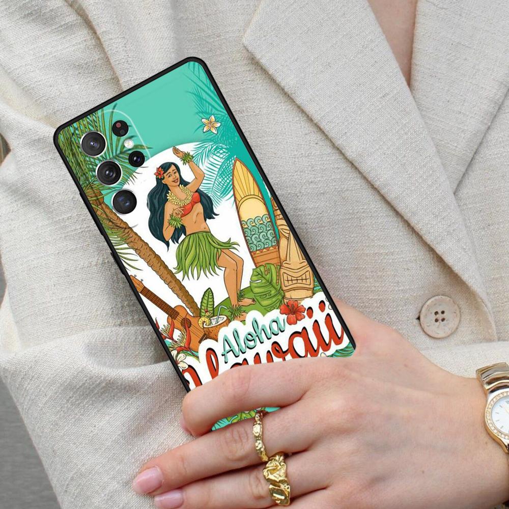 Aloha Beach Life Hawaii Cell Phone Case for Samsung Galaxy S26 Ultra S25 S24 S23 S22 S21 S20 Note10 Cover