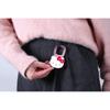 Skater Aluminum Carabiner Accessory Sanrio Hello Kitty Die-Cut ZAC1D-A