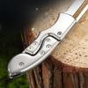 Stainless Steel Multifunctional Folding Mini All Steel Mechanical Knife Creative and Convenient Household Outdoor EDC Tool