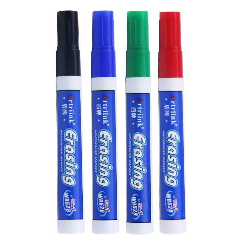 

4pcs Whiteboard Marker Set,Erasable, Refillable,Safety,Non-Toxic,High Capacity,Office,Conferencing,Educational Items