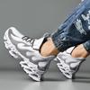 Men's Shoes Tide Men's Waterproof Leather Sneakers Shock Absorption Heightened Casual Shoes Men's Student Shoes