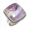 Natural Tiffany Stone Gemstone 925 Solid Sterling Silver Jewelry Ring S.8 V6y47