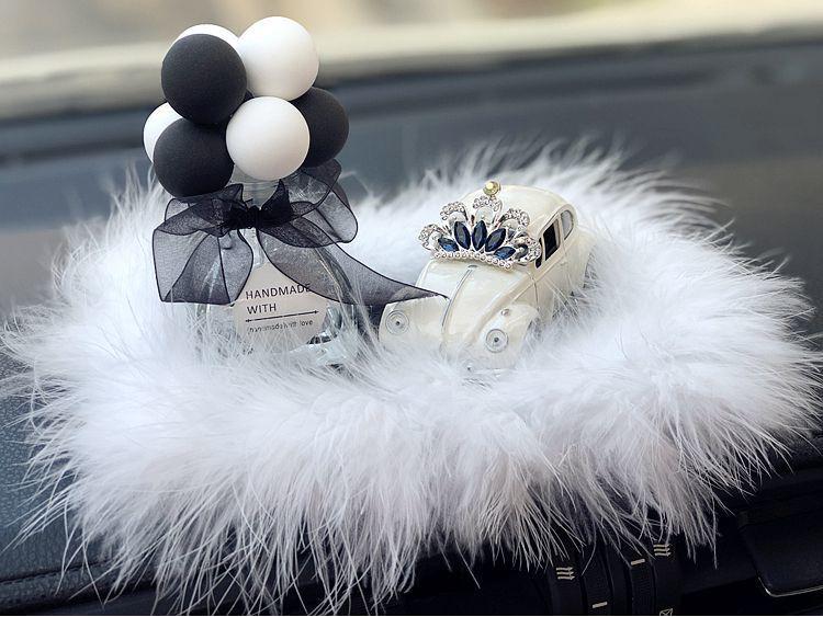 Elegant Car Interior Decor: Stylish Lady Dashboard Ornaments