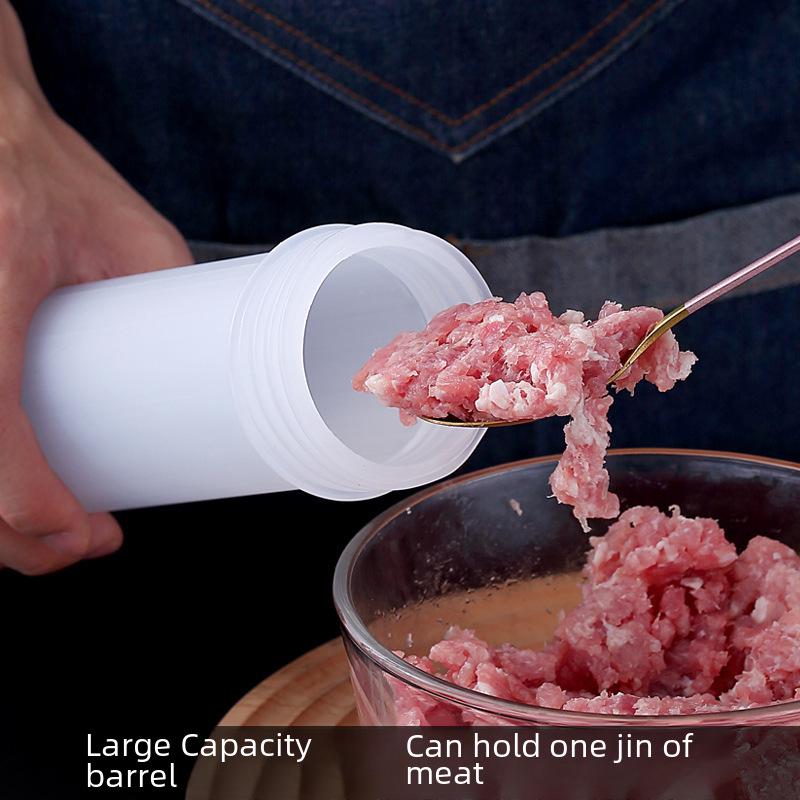 Hand-Push Sausage Stuffer: Household Manual Sausage Maker Tool