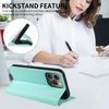 For iPhone 16 Pro Max Case RFID Blocking Strong Magnetic Leather Wallet Phone Cover