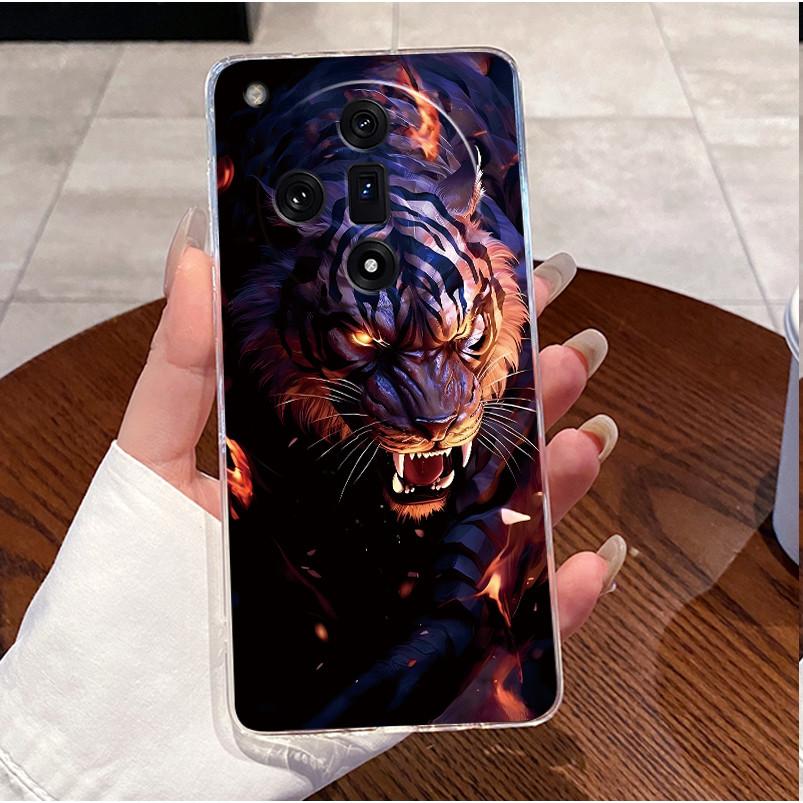 For OPPO Find X7 5G Popular Pattern Panda Shell For OPPO Find X7 Pro/Find X7 Ultra 5G Soft TPU Transparent Shockproof Cover