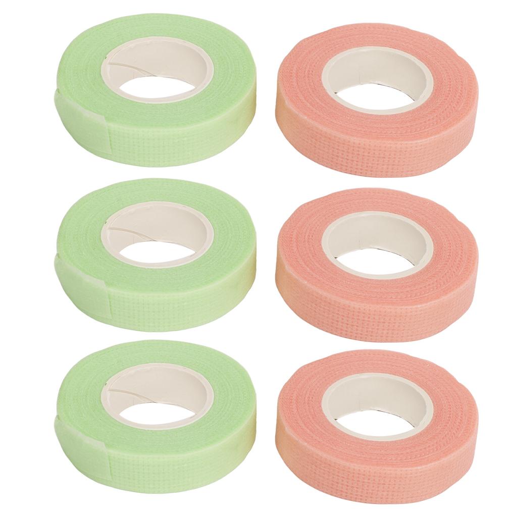 40pcs Eyelash Tape Self Adhesive Breathable Eyelash Extension Tape for Beauty Salon Pink Green