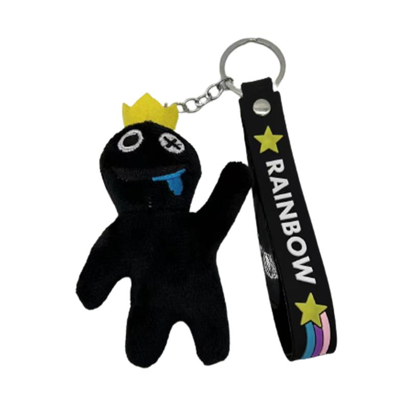 

Друзья Roblox Радуга Плюшевая игрушка Кулон Брелок Мягкая кукла Детские подарки на Рождество Black