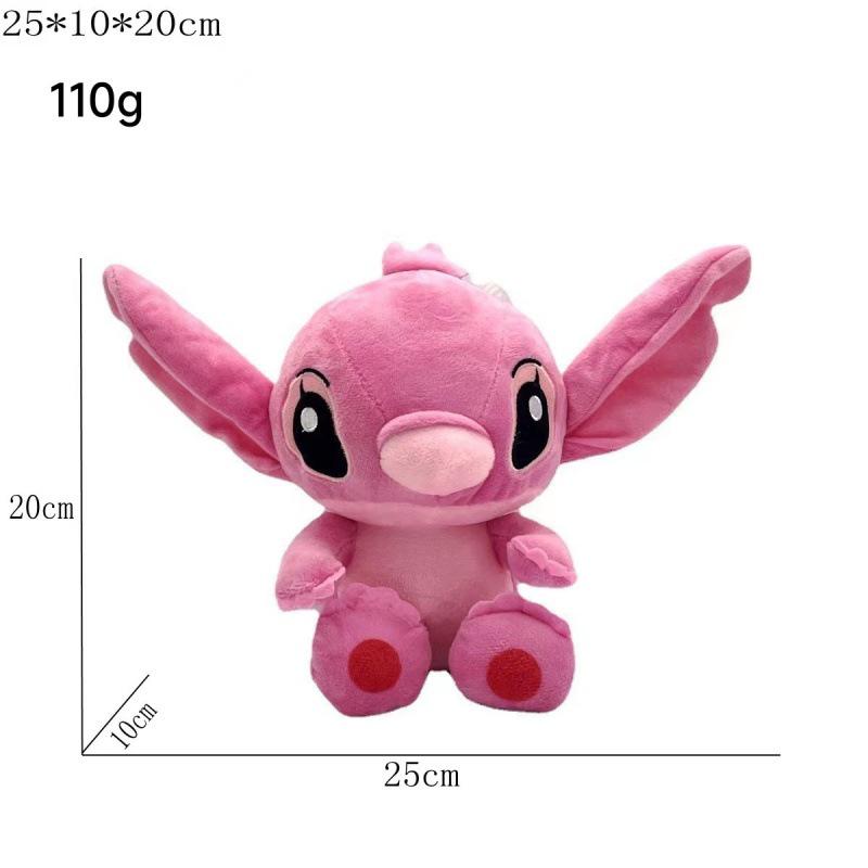 

Stitch Plush Toy Doll & Sleeping Pillow 18cm розовый