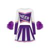 Kids Cheerleading Uniform Set Athletic Gymnastics Dance Performance Outfit Childrens Competition Costume