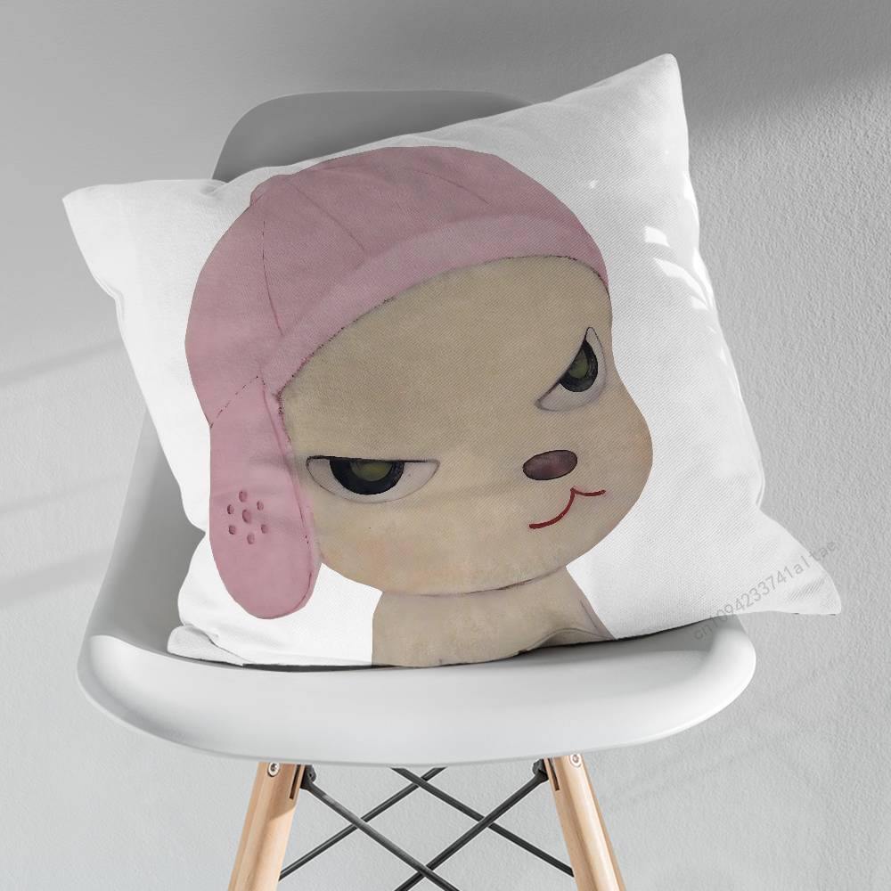 Cute Art YYoshitomo NNara Pillow Case For 30x30cm45x45cm55x55cm For Home Bedroom Decoration And Protector