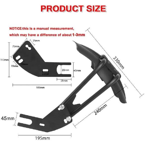 Wheel Fender Splash Guard for Z900 for Versys for Z 650-X300 for Versys650 for Z650 for Z800 for ER6N Rear Mudguard Cover Protector Fender Splash