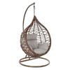 Garden Chair - Synthetic Rattan - Aluminum - Gray - Ergonomic Design