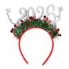 Sweet 2026 Happy New Year Headband Cute Christmas Headpiece Glitter Hair Hoop  Masquerade Party