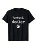 Men's Dog Treat Dealer Humor T-Shirt - 100% Cotton, Vintage Style, Machine Washa