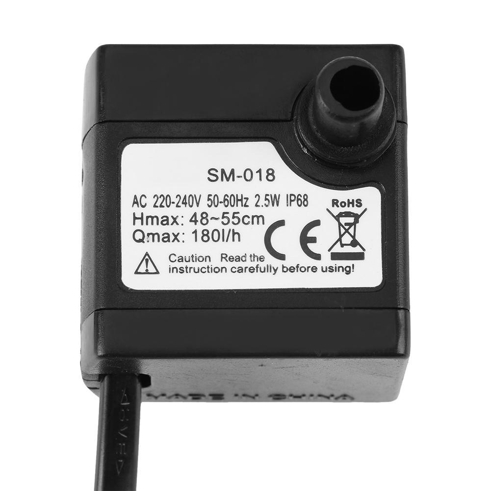 Mini Ultra Quiet Submersible Water Pump Fish Pond Aquarium Tank Fountain  (-)