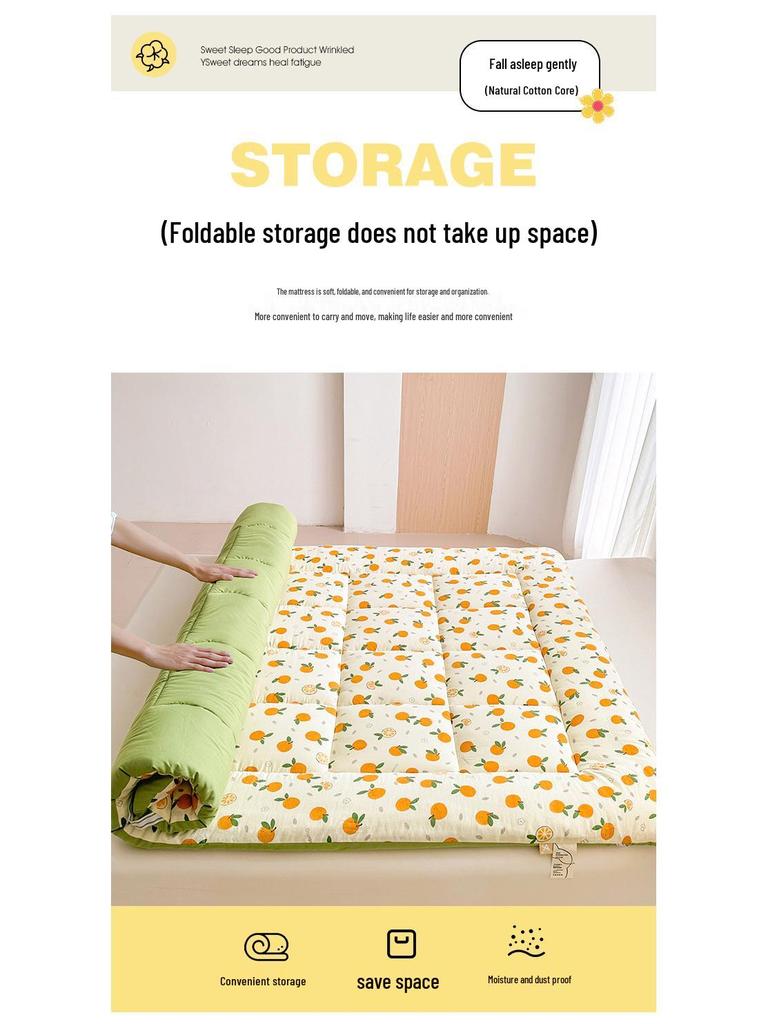 2025 A-Class Cloud Cotton Print Soft Mattress Pad & Quilt