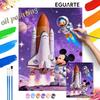 Space Adventure Oil Paint Digital Painting Art Kit FillIn Painting Home Decor