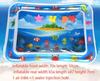 Yummy Baby Inflatable Tummy Time Premium Water Mat, the Perfect Playtime Activity for Developing Baby's Coordination (Island Oasis)