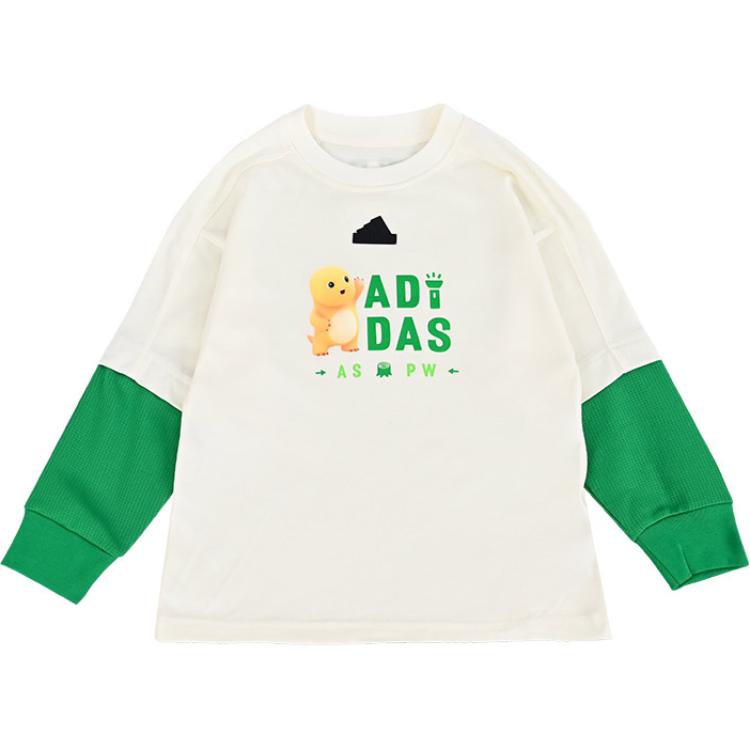 

Adidas Nailong Collaboration T Shirt Beige Children Aged 3 7 Years Old JC6870 140