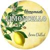 Okrągły rustykalny metalowy znak blaszany Vintage Limoncello Retro Dekoracja Kuchni Baru
