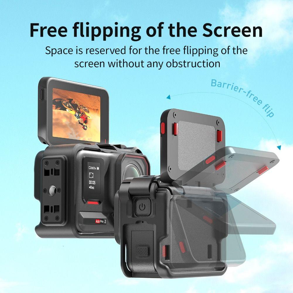 Horizontal Vertical Protective Frame for Insta360 Ace Pro 2/Ace Pro/Ace Action Camera Accessories