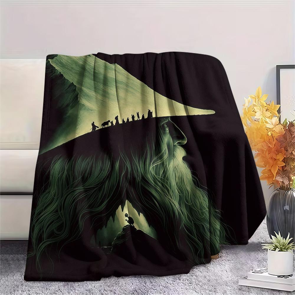 The Lord of the Rings Flannel Blanket, High Quality Comfortable for All Seasons, Home Decor, Warmth and Comfort
