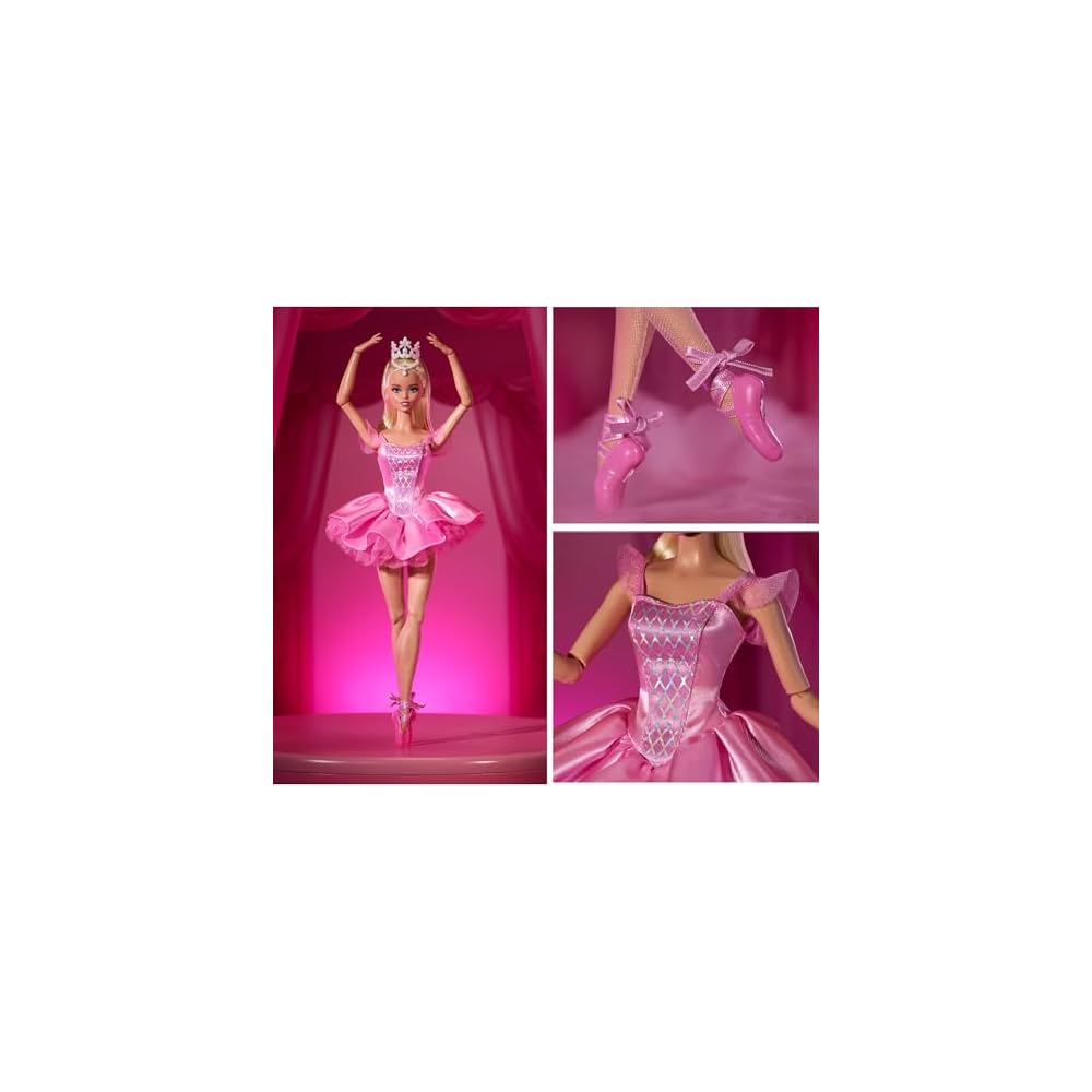 Barbie Ballet Wishes Signature Doll Set with House and Accessories for Ages 6 and Up Pink