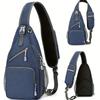 Sling Bag Lightweight Crossbody Sling Backpack for Women Men Large Shoulder Chest Bag Daypack for Hiking Traveling