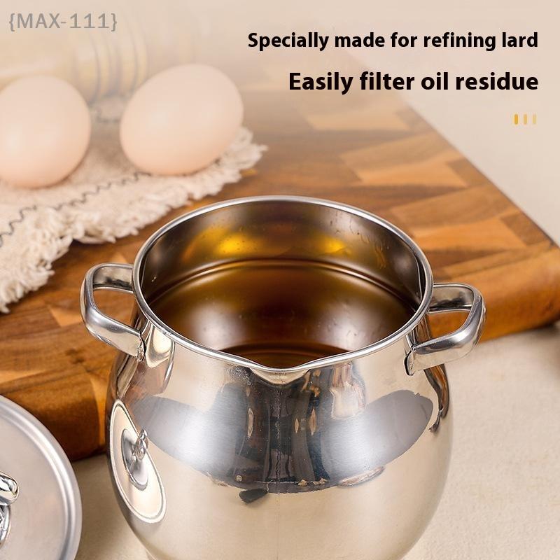 1.5L Oil Filter Pot, Stainless Steel With Fine Mesh, Dust-Proof Lid & Drip-Free Spout, Ideal For Cooking Oil & Grease Storage