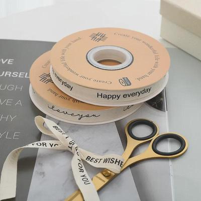 Englisches Baumwollband für Literarischen Xiaoqing Frischen Strauß Kuchen- & Geschenkboxdekoration: DIY Verpackungsfarbband