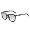New retro large-frame square sunglasses for men and women looking thin travel photo UV-proof sunglasses