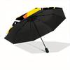 1pc Pikachu Automatic Open Umbrella - 8-Rib Compact Foldable Design, Durable Fabric for Casual & Fashion Use, 093