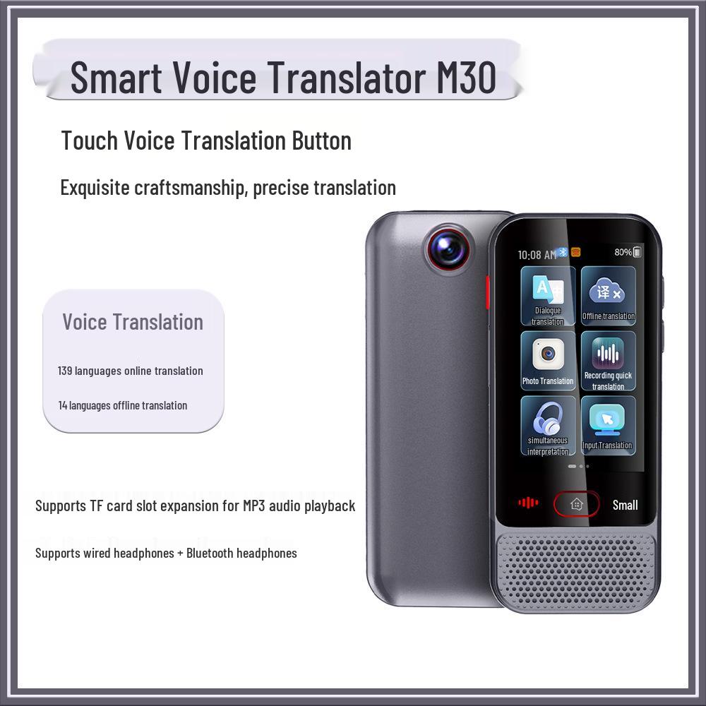 Multilingual Smart Voice Translator Pen with Vietnamese Offline Mode & MP3 Player