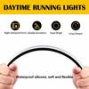 LED Switchback DRL Light Strip Amber White Sequential Flow Turn Signal Blinker