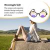Sun Protection Eyewear Plastic Shell Matching Outdoor Party Spectacles Round Friend Daily Festival Sunglasses for Holiday