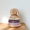 Montessori Baby Pole Stack Toy Stackable Elephant Bell Teething Toy  Newborn Gifts