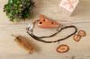 TNG Mini Ocarina [NecklaceBrown12-Hole] Premium Necklace, Single Soprano Ocarina in C Key, for Brass Instruments, Purple Sand