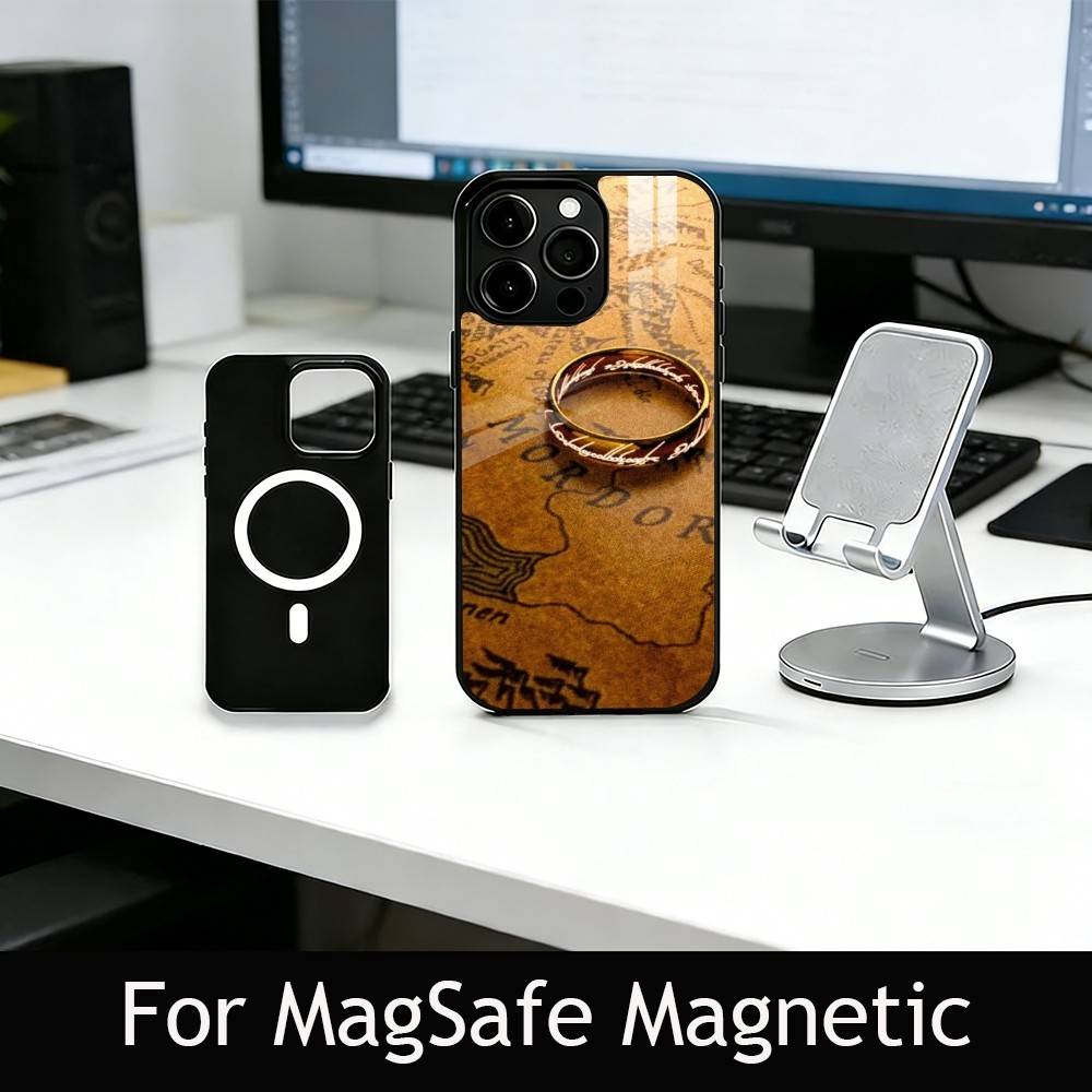 Lrd TV of Rngs Phone Case For iPhone17,16,15,14,13,12,11 Plus,Pro Magnetic For Magsafe Wireless Charging